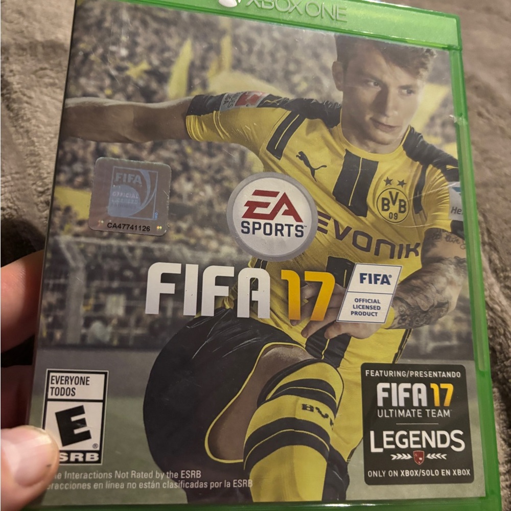 XBOX ONE FIFA 17 Xbox One Game with Manual